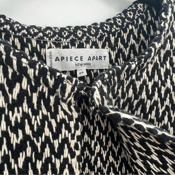 NWT Apiece Apart Cotton Tassel Shrugs Poncho Cardigan Embroidered Fringe Boho - Picture 6 of 10